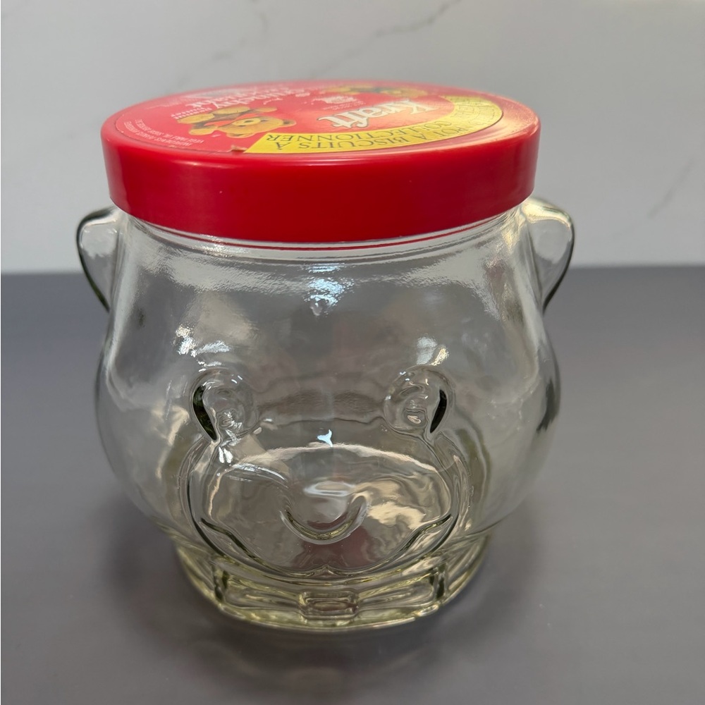 Kraft Collectible Cookie Jar with Red Lid